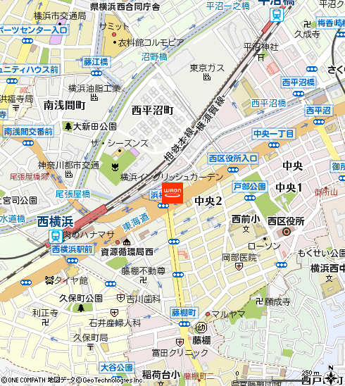 まいばすけっと西横浜駅東店付近の地図